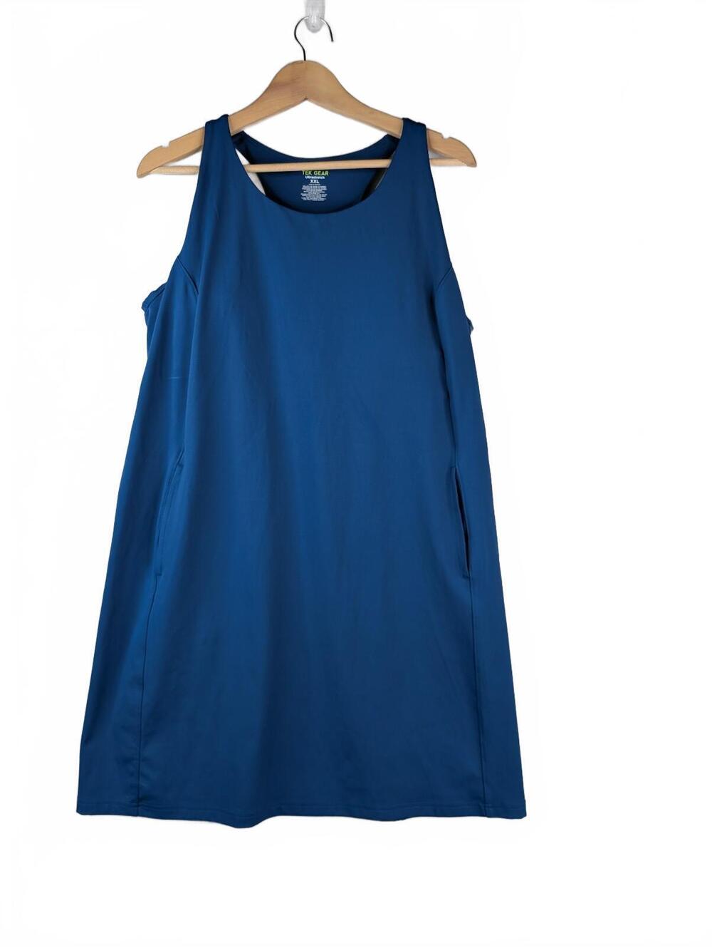 NWT Tek Gear Ultrastretch Active Tank Dress Blue Size XXL